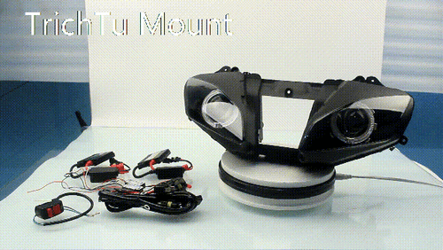 Front Headlight Lamp HID Projector Blue Angel Eyes For Yamaha YZF R6 2006 2007 - Picture 2 of 23