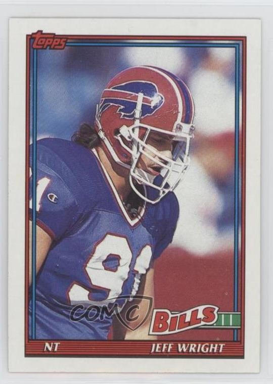 1991 Topps Jeff Wright #56 te2