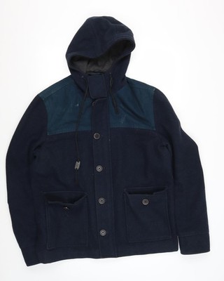 Parka Mantel Herren UK Größe L Burton Menswear London Blau