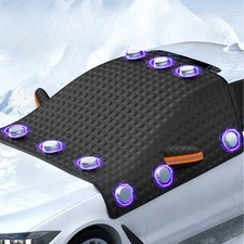 Magnetic Car Windscreen Cover Ice Frost Shield Snow Protector Sun Shade UK