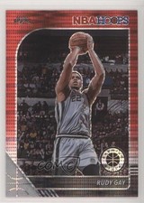 2019 Panini NBA Hoops Premium Stock Box Set Red Pulsar Prizm Rudy Gay #173 6a7