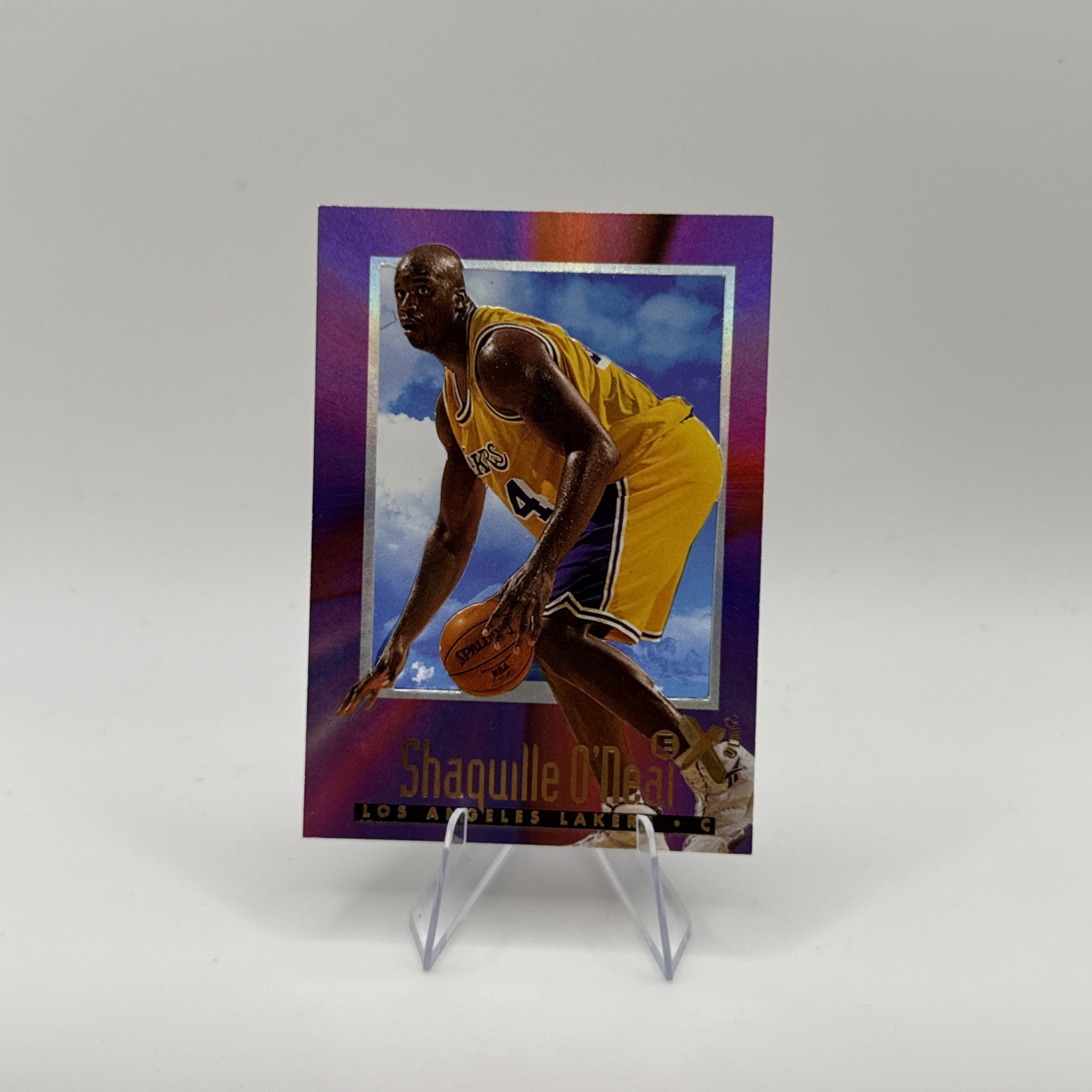 1996-97 E-X2000 #32 Shaquille O'Neal BASKETBALL Los Angeles Lakers