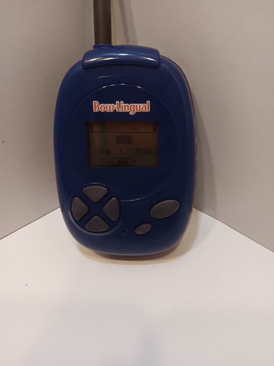 Takara Bow Lingual Dog Translator 65002 Blue Tested and Working