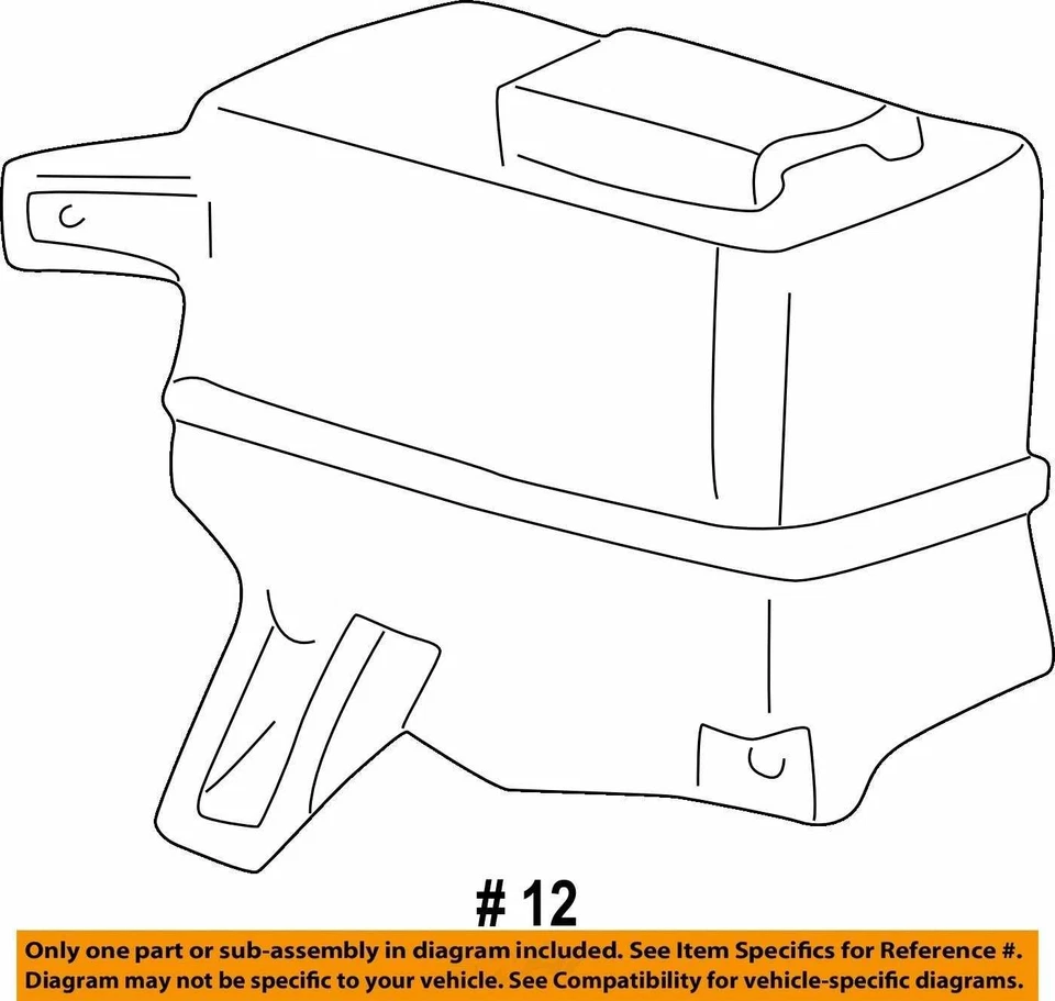 Coolant Reservoir Fits 01-10 MAZDA B-2300 25950182 - Изображение 4 из 4