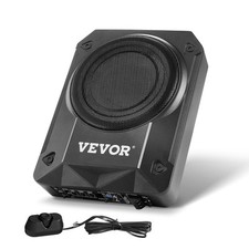 8" 800W Slim Under Seat Car Subwoofer Auto/Truck Sub Amp Kit Hi-fi Deep Bass