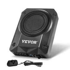 8" 800W Slim Under Seat Car Subwoofer Auto/Truck Sub Amp Kit Hi-fi Deep Bass