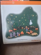 DEPT 56 Halloween HALLOWEEN VILLAGE ACCESSORIES - 24 With BONUS SET
