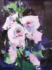 Jose Trujillo Fine Art PRINT 16x20" Collectible Artist Flowers Floral Painting