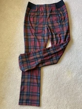 Women's MODCLOTH Christmas plaid pants size XL