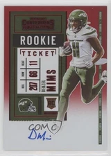2020 Contenders RPS Variation FOTL Red Zone Denzel Mims #125 Rookie Auto RC 0a6