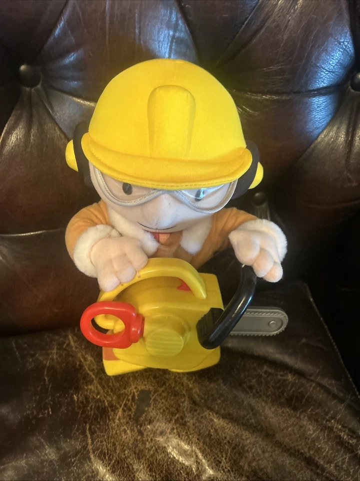 Bob El Constructor Juguete Leñador Bob por Playskook 2002 Probado Animado Hablando Foto 2 de 4