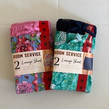 2 Room Service Women  s Lounge Shorts 2-Pack