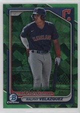 2024 Bowman Sapphire Chrome Prospects Green 69/99 Ralphy Velazquez #BCP-29 1ha9
