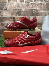 Nike Air Zoom Total 90 T90 Supremacy Fg rare nuove imballate Regno Unito 6 rosse 2001 retrò