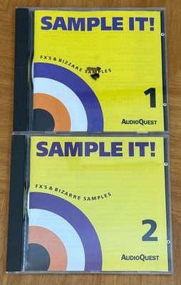Sample It! 1 & 2 Audio CDs - FX's & Bizarre Samples - 2 CD Set