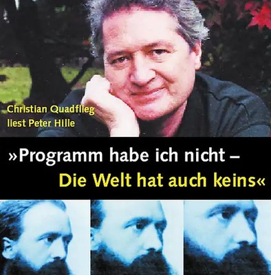 Programm habe ich nicht   Die Welt hat auch keins ZUSTAND SEHR GUT