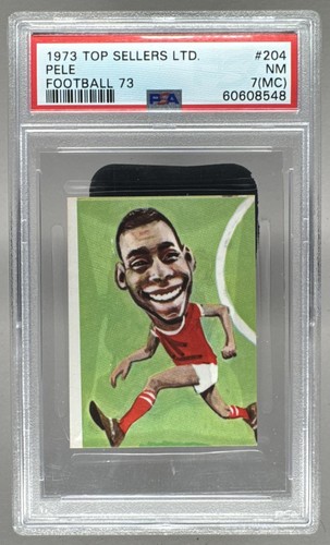 60608548 Pele 1973 Top Sellers LTD. #204 PSA 7 (MC)