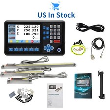 3 Axis DRO Digital Readout Meter Linear Scale 12x16x30inch 9x42 Bridgeport Mill