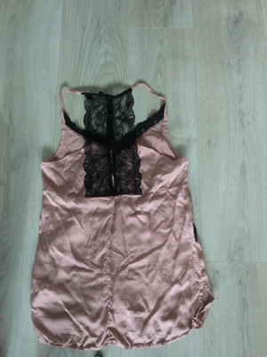 Top - Unterziehtop mit Spitze, rose - Tigha - Gr. M