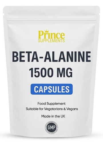 Beta Alanine 1500mg Capsules Muscle Strength Performance Vegan Amino Acids Vegan - Picture 8 of 8