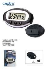 x Orologio Digitale Auto Display LCD Temperatura Crono Batteria AG10 XC-1898 wis