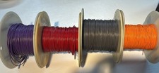 22 Gauge Stranded Copper Primary Wire, 1416 Feet Lot of 4 Partial Spools - New