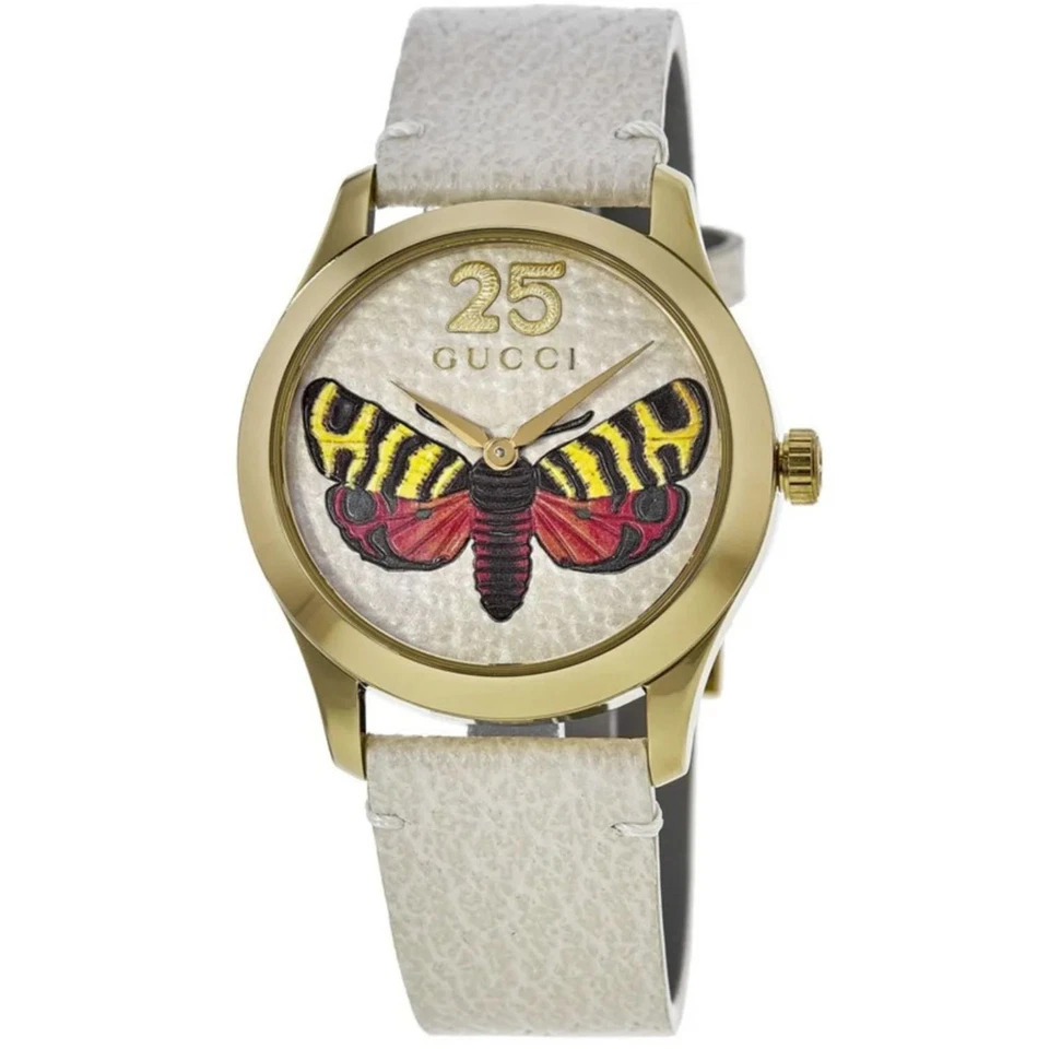 Gucci YA1264062A Women's G-TIMELESS White Dial Quartz Watch