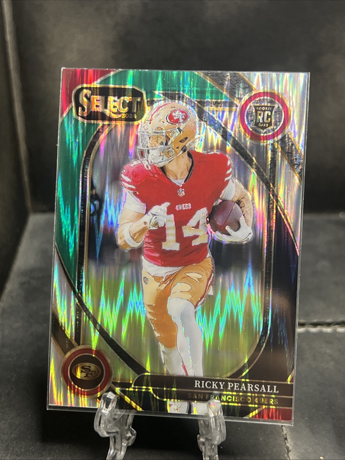 2024 Select Ricky Pearsall Club Level Black And Green Shock Prizm #285