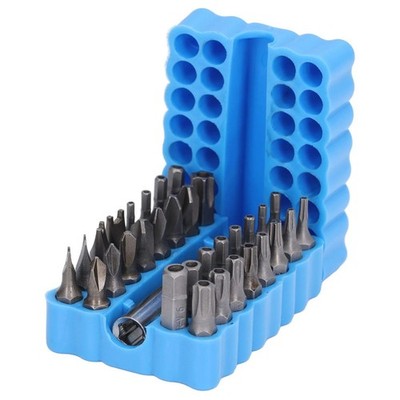 Sicherheitsschraubendreher Sechskant Bit Set 33-teilig manipulationssicher, Torx, Torq, Tri-Wing