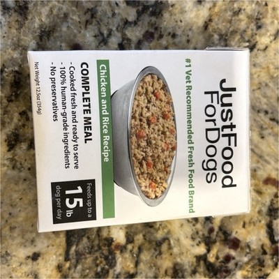 JustFoodForDogs Chicken & Rice Recipe Wet Dog Food Adult Gluten Free 15 lb