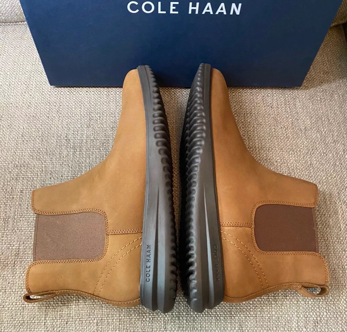 Mens 10.5 - Cole Haan Grand Plus Chelsea Boot Brown Lumber Java C38789 New Cole Haan Grand Plus Chelsea Boots Mens Size 11.5 M Brown  main image 3