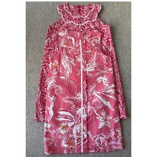 Vintage Lilly Pulitzer Originals Girls 14 Dress Lot of 2 Pink Floral Sleeveless