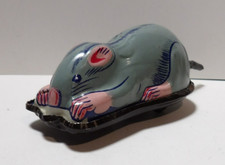Vintage 1950s60s Tin Friction Toy Mouse Japan