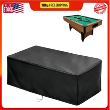 Saking 8 Ft Pool Table Cover Waterproof Heavy Duty Billiard Table Cover Black
