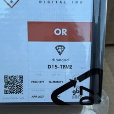 Nutec Diamond D15-TRV2 OR Orange Digital Ink Cartridge Exp 04/2027 SJ25050P1