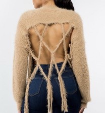 SWEATER OPEN BACK