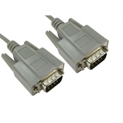 D Stecker auf D9 Stecker gerade Durchgang Kabel Leitung 9 Pin EGA