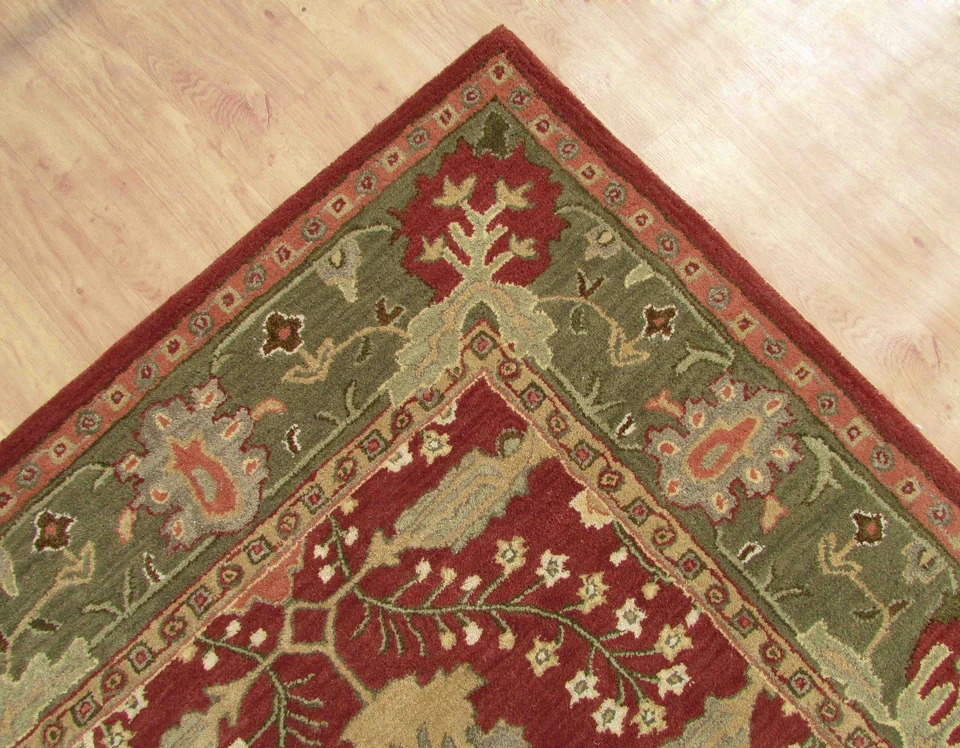 Nueva alfombra William Morris Franklin 5X8 8X10 9X12 ARTE y alfombras artesanales de lana FL8 Foto 2 de 4