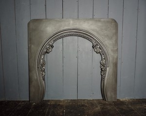 Antique Victorian Cast Iron Fireplace Insert Dated 1855 Hb299 Ebay