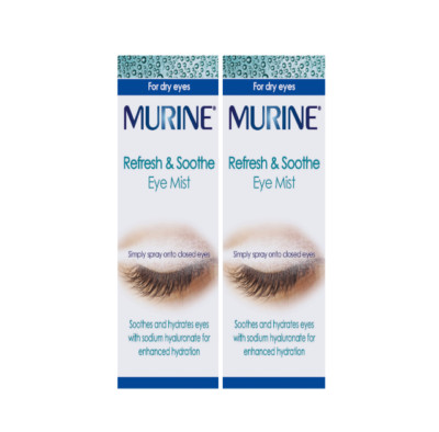 Murine Refresh & Soothe Eye Mist 10 ml NEU UK-Bestand x 2er-Pack