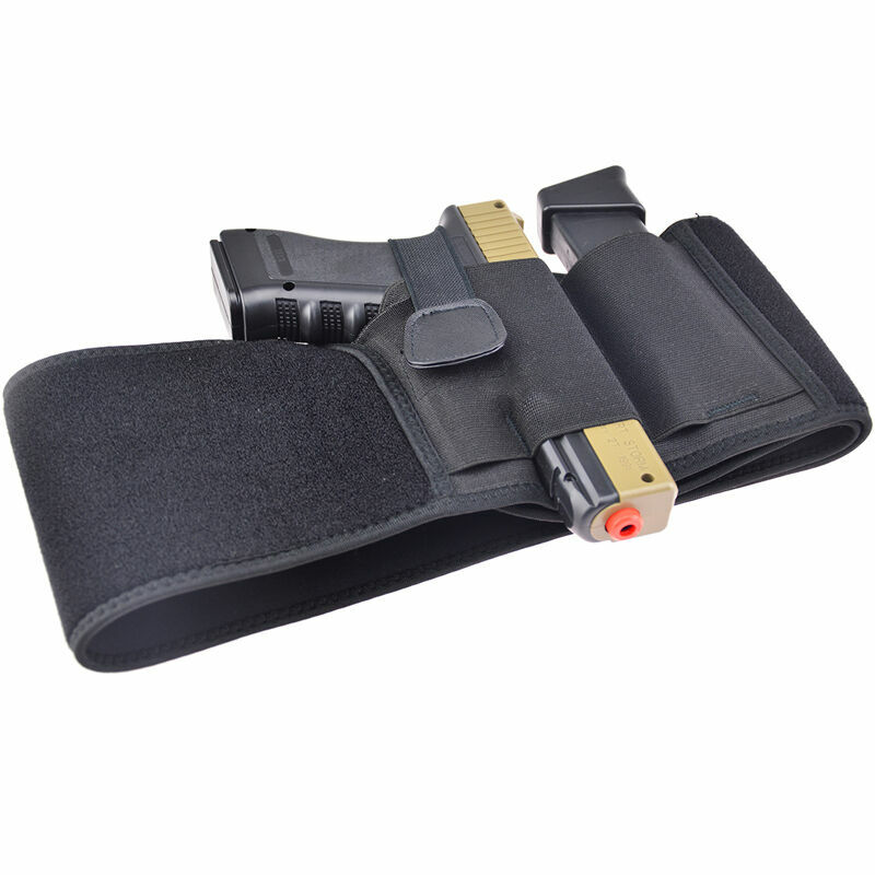 Tactical Concealed Belly Band Holster Hidden Belt for Ruger LC9 Taurus