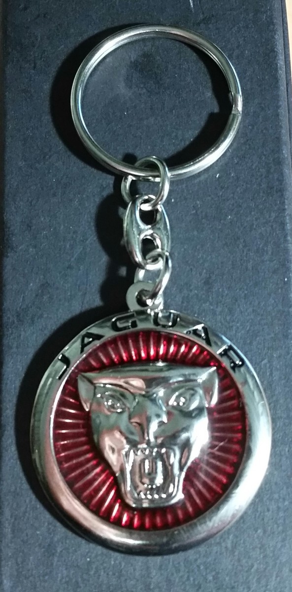 Jaguar Keyring Logo Since 2012 Enamelled Dimensions Emblem 38mm