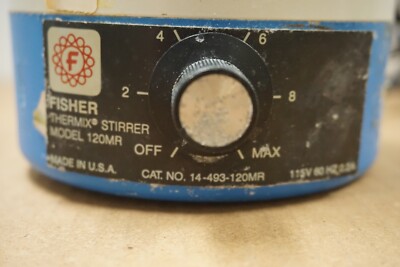 Fisher Thermix Magnetic Laboratory Stirrer Model 120 MR 6'' face