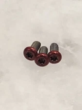 RED Pocket Clip Screws For Benchmade Osborne 940 943 (Set of 3) T6 Torx Screws