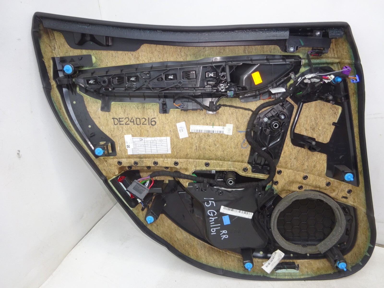 2014-2017 Maserati Ghibli Rear Right Side Interior Door Panel Black OEM DE240216
