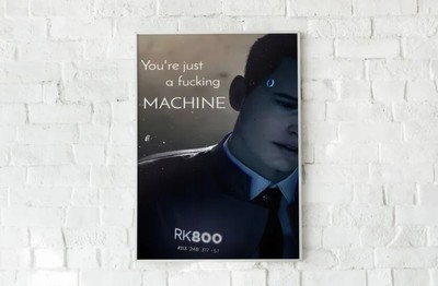 Detroit Become Human | Gaming Poster | HD Color | Game Poster