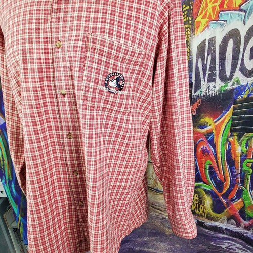 Disney Mickey Mouse Longsleeve Vintage Button Up Shirt (B16) - Picture 3 of 13