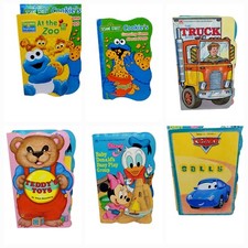 4 Sesame Street Board Books  2 others set of 6