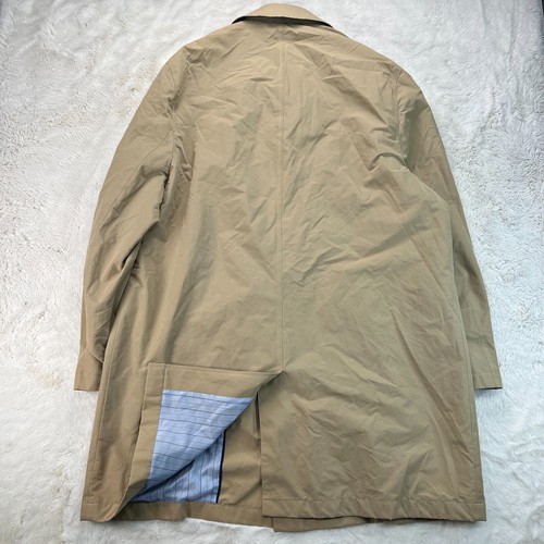 Joseph Abboud Long Trench Coat Mens Size 46R Beige - Picture 4 of 16