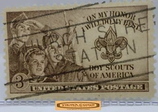 USA Postage Boy Scouts of America 3 Cents Stamp - #S42146NQ